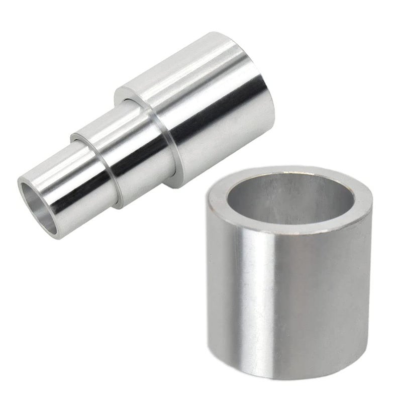 BLSGBUIDING Reducing Bushing Arbor Adapters 1" Thick from 1-1/4" to 1", 3/4", 5/8", 1/2" Arbor Aluminum - S/4 - Image 1